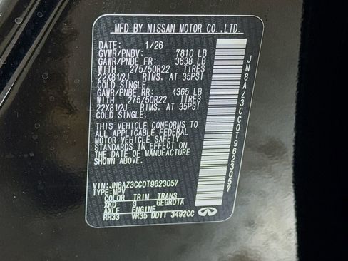 New 2026 INFINITI QX80 Autograph image 42