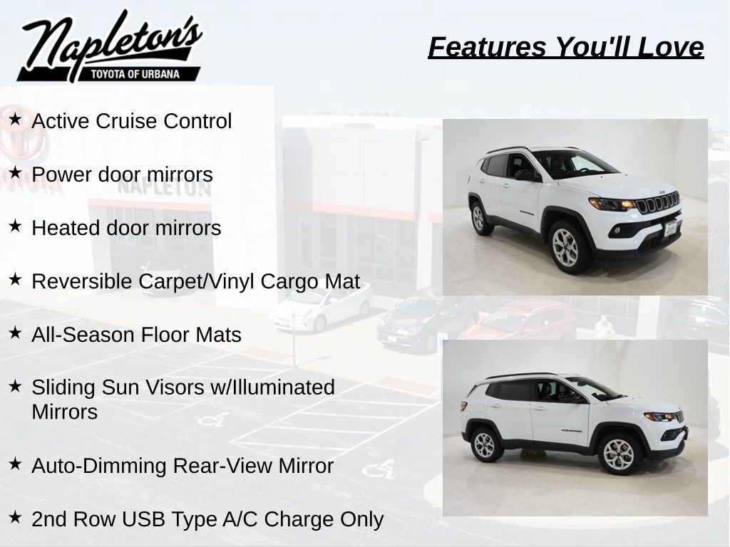 Used 2025 Jeep Compass Latitude w/ Sun & Sound Group AWD/4WD image 19