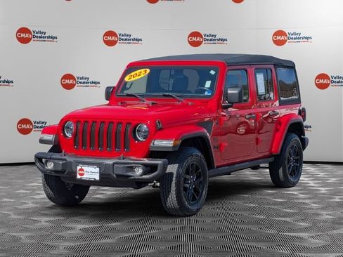Certified 2023 Jeep Wrangler Unlimited Sport w/ LED Headlamp & Fog Lamp Group AWD/4WD image 1