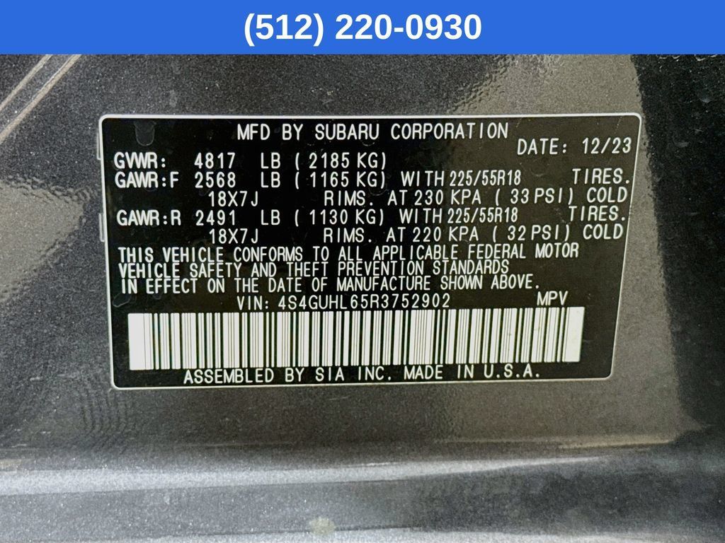 Certified 2024 Subaru Crosstrek 2.5i Limited AWD/4WD image 40