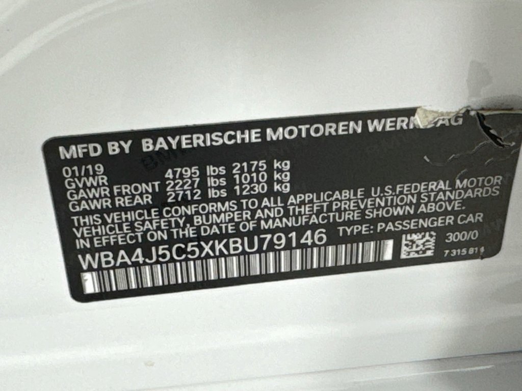 Used 2019 BMW 440i Gran Coupe w/ M Sport Package RWD image 40