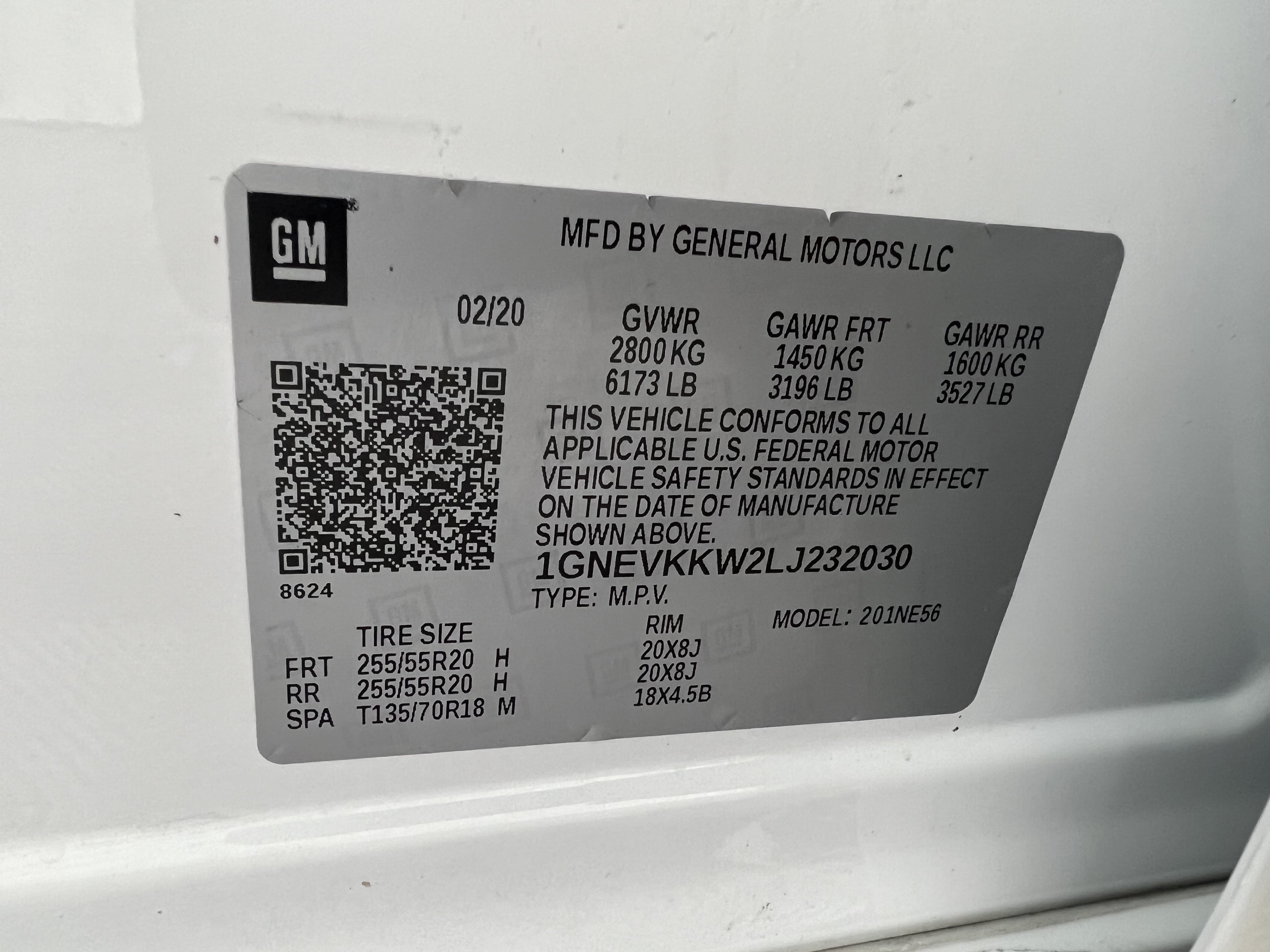 Used 2020 Chevrolet Traverse Premier w/ LPO, Floor Liner Package AWD/4WD image 34