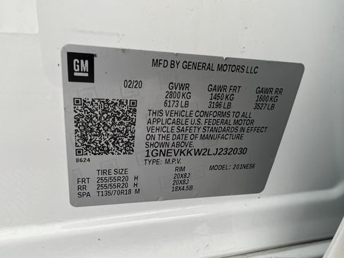 Used 2020 Chevrolet Traverse Premier w/ LPO, Floor Liner Package AWD/4WD image 34