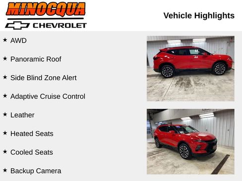 Used 2023 Chevrolet Blazer RS w/ Driver Confidence II Package image 2