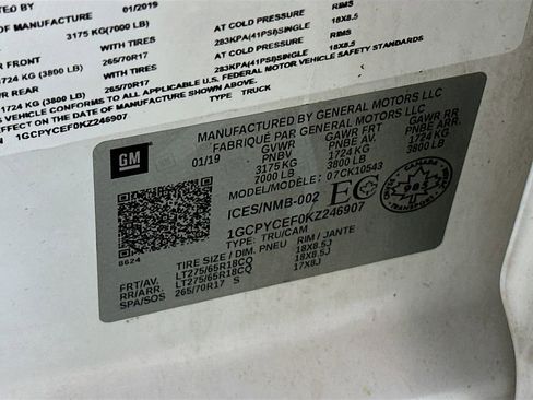 Used 2019 Chevrolet Silverado 1500 Custom Trail Boss image 30