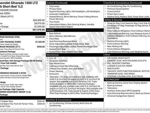 Used 2024 Chevrolet Silverado 1500 LTZ w/ LTZ Premium Package AWD/4WD image 15