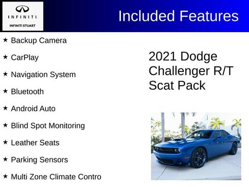 Used 2021 Dodge Challenger R/T Scat Pack w/ Shaker Package RWD image 2