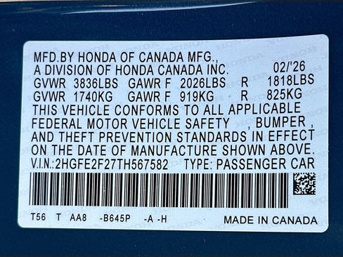 Used 2026 Honda Civic LX image 30