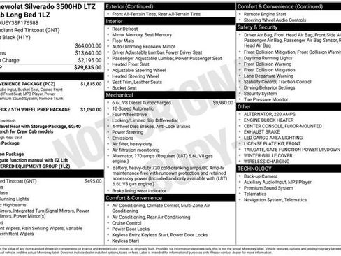 Used 2025 Chevrolet Silverado 3500 LTZ w/ LTZ Convenience Package image 22