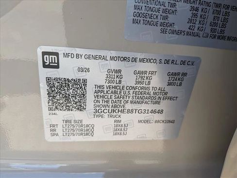 New 2026 Chevrolet Silverado 1500 ZR2 w/ LPO, Dark Essentials Package AWD/4WD image 17