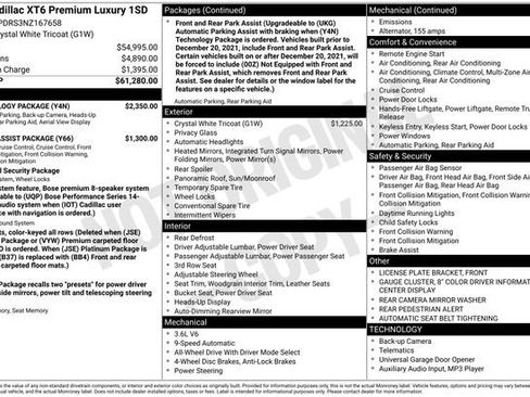 Used 2022 Cadillac XT6 Premium Luxury w/ Technology Package image 7