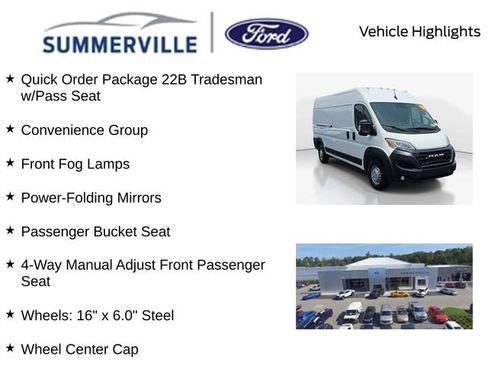 Used 2025 RAM ProMaster 2500 w/ Convenience Group FWD image 2