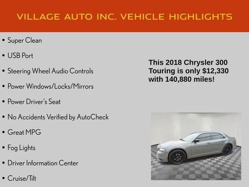 Used 2018 Chrysler 300 Touring w/ Sport Appearance Package image 7