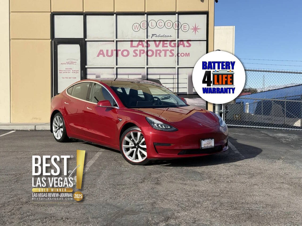 Used 2018 Tesla Model 3 Long Range AWD/4WD image 1