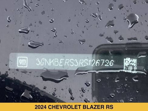 Used 2024 Chevrolet Blazer RS w/ Driver Confidence II Package FWD image 16