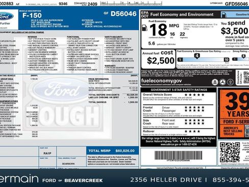 Used 2016 Ford F150 Lariat w/ Equipment Group 502A Luxury image 31