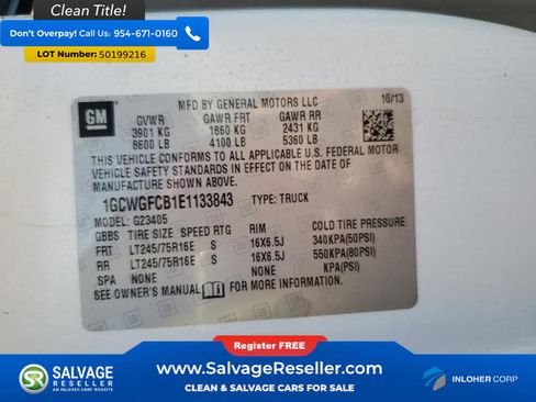 Used 2014 Chevrolet Express 2500 w/ Cold Climate Package RWD image 17