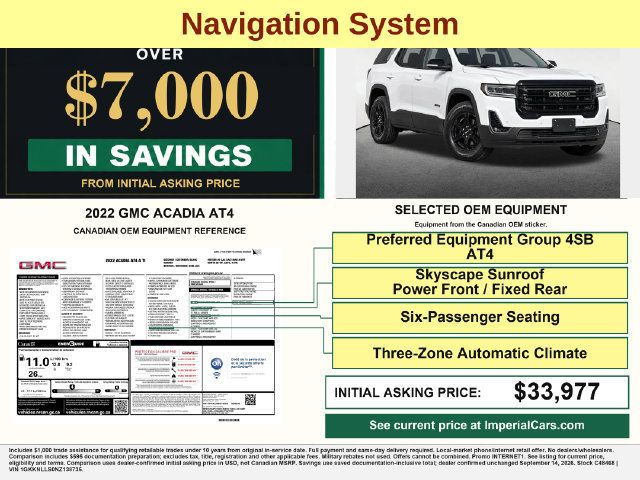 Certified 2022 GMC Acadia AT4 AWD/4WD image 5