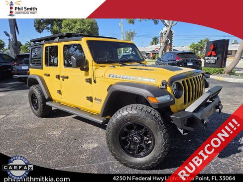 Used 2021 Jeep Wrangler Unlimited Rubicon 4xe w/ Cold Weather Group image 1