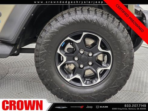 Certified 2022 Jeep Wrangler Unlimited Rubicon 4xe w/ Safety Group image 9