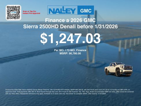 New 2026 GMC Sierra 2500 Denali w/ Denali Reserve Package image 7