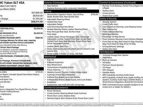 Used 2020 GMC Yukon SLT w/ Premium Edition RWD image 45