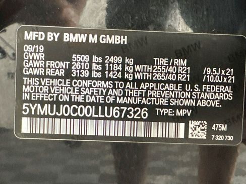 Used 2020 BMW X4 M AWD/4WD image 35