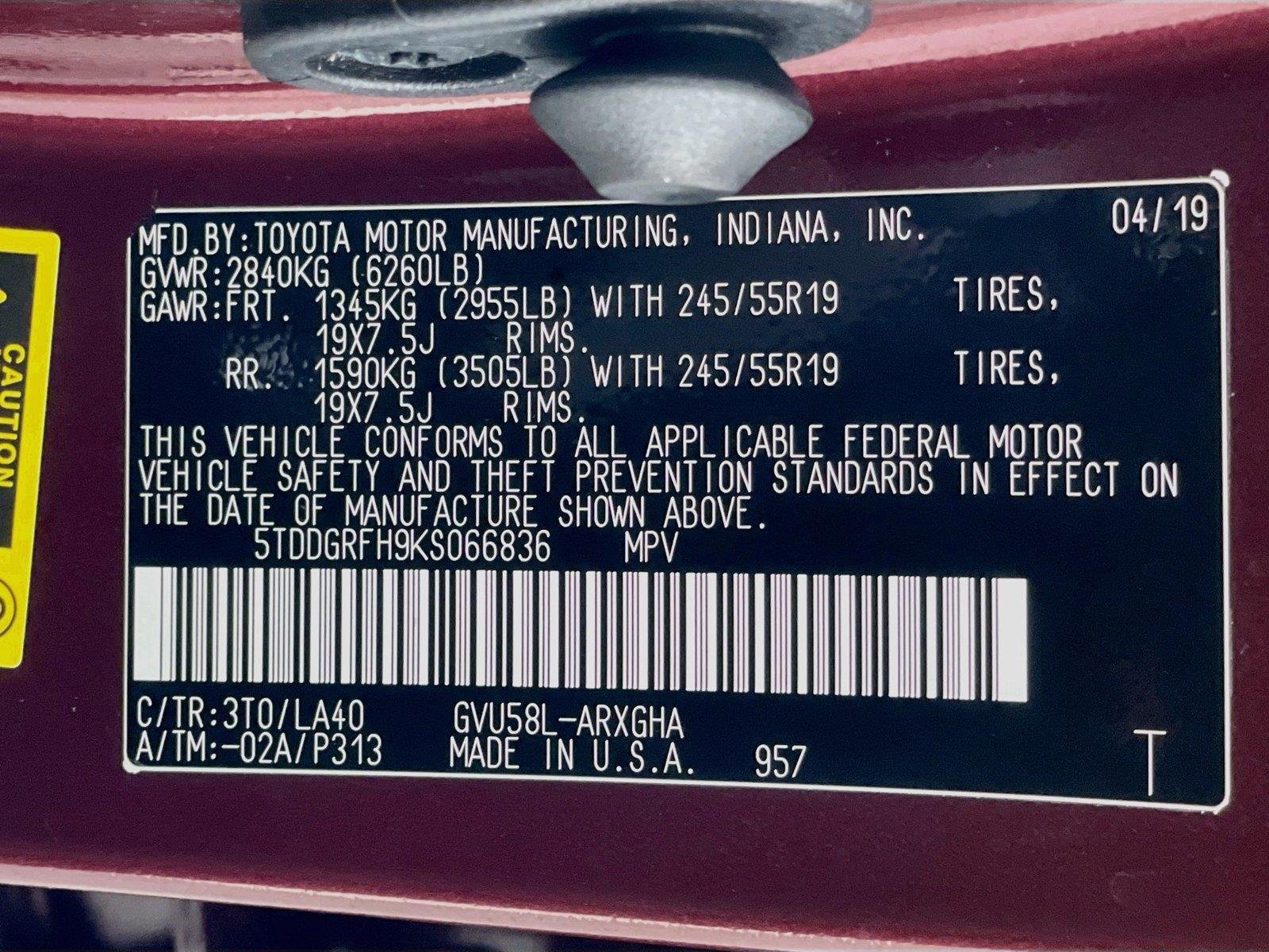 Used 2019 Toyota Highlander Limited Platinum AWD/4WD image 37