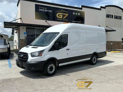 Used 2020 Ford Transit 350 148 High Roof Extended w/ Load Area Protection Package RWD image 1
