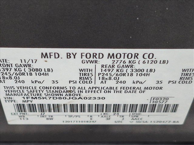 Used 2018 Ford Explorer XLT FWD image 21