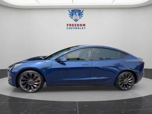 Used 2021 Tesla Model 3 Performance AWD/4WD image 3