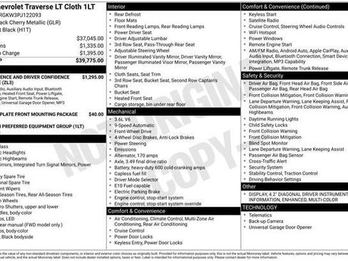 Used 2023 Chevrolet Traverse LT image 32