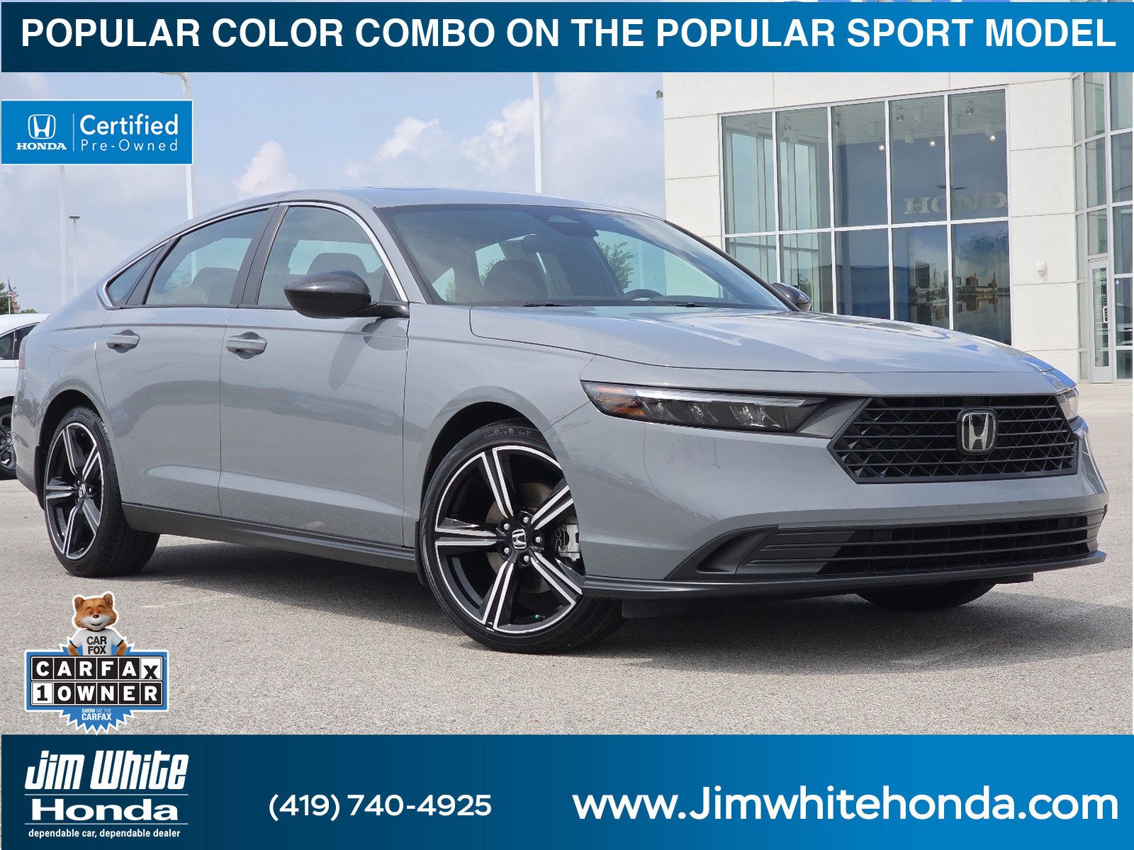 Certified 2023 Honda Accord Sport image 1
