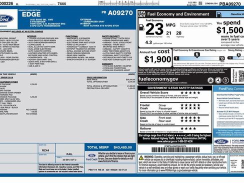 Used 2023 Ford Edge SEL w/ Sport Appearance Package image 6