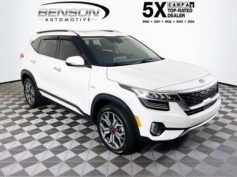 Used 2021 Kia Seltos SX w/ SX Sunroof Package AWD/4WD image 1
