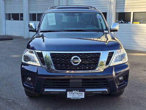 Used 2019 Nissan Armada Platinum w/ Captain's Chairs Package AWD/4WD image 2