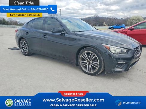 Used 2018 INFINITI Q50 Luxe w/ Essential Package (3.0T Luxe) image 5