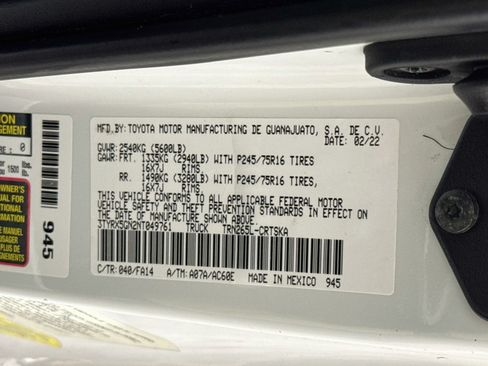 Used 2022 Toyota Tacoma SR RWD image 35