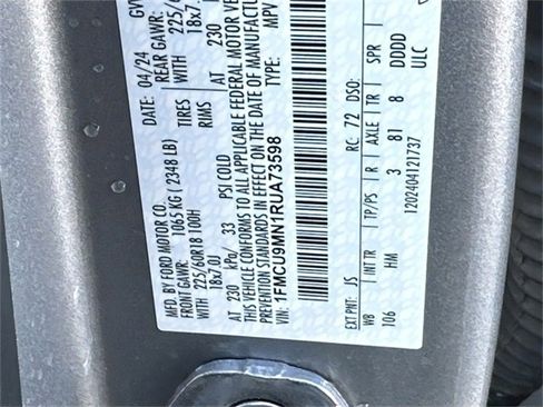 Used 2024 Ford Escape ST-Line image 29