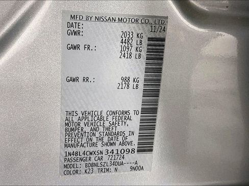 Certified 2025 Nissan Altima 2.5 SR AWD/4WD image 43
