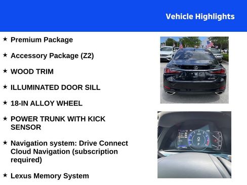 Used 2025 Lexus ES 350 w/ Premium Package image 4