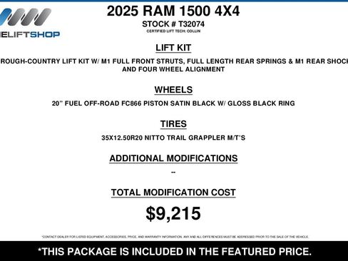Used 2025 RAM 1500 Rebel w/ Bed Utility Group AWD/4WD image 2