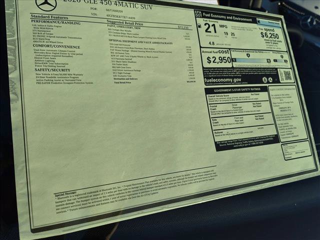 New 2026 Mercedes-Benz GLE 450 4MATIC image 16