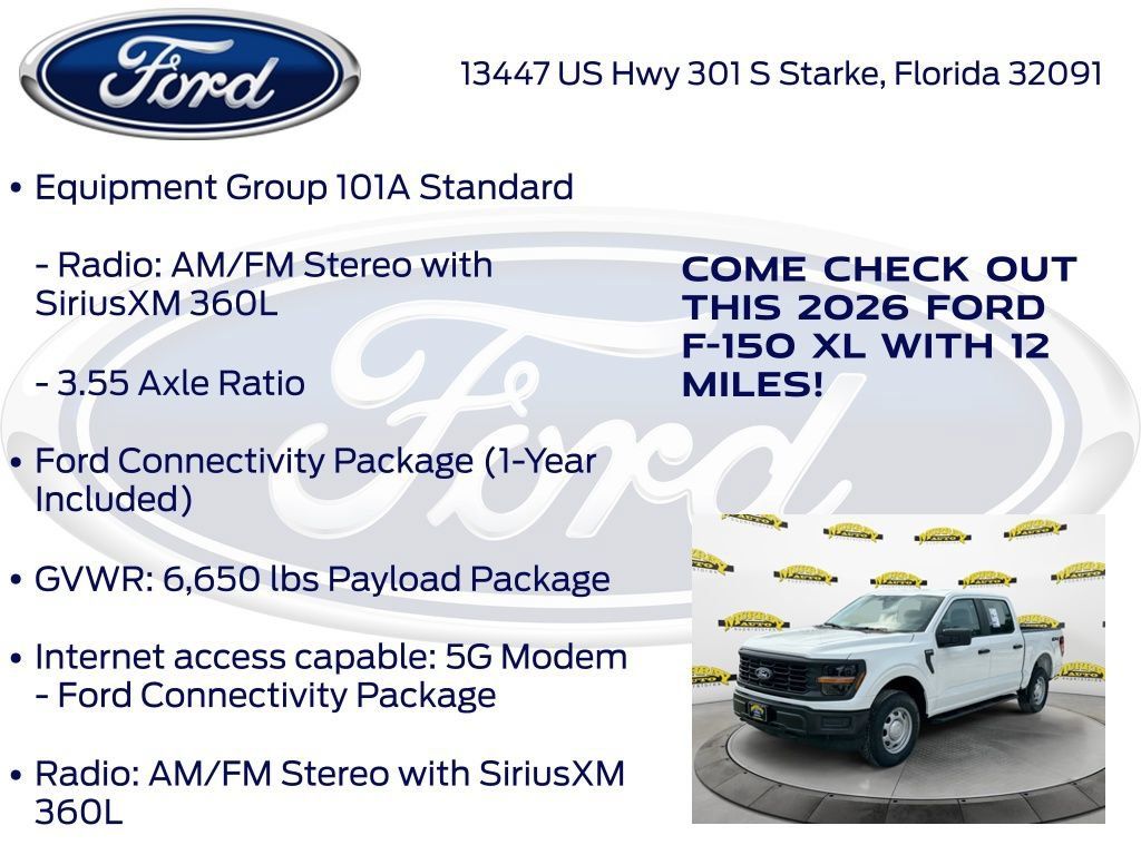 New 2026 Ford F150 XL AWD/4WD image 15