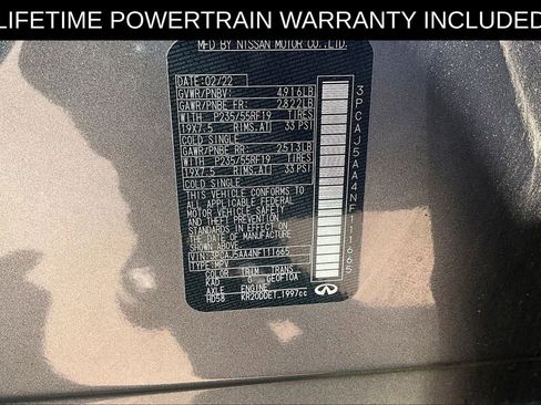 Certified 2022 INFINITI QX50 Pure image 32