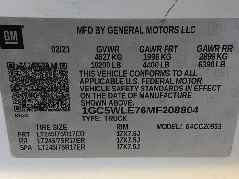 Used 2021 Chevrolet Silverado 2500 W/T w/ WT Fleet Convenience Package RWD image 33