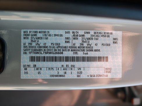 Used 2024 Ford F150 Lightning Flash AWD/4WD image 43