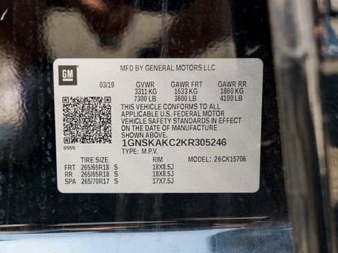 Used 2019 Chevrolet Tahoe LS w/ Enhanced Driver Alert Package AWD/4WD image 60