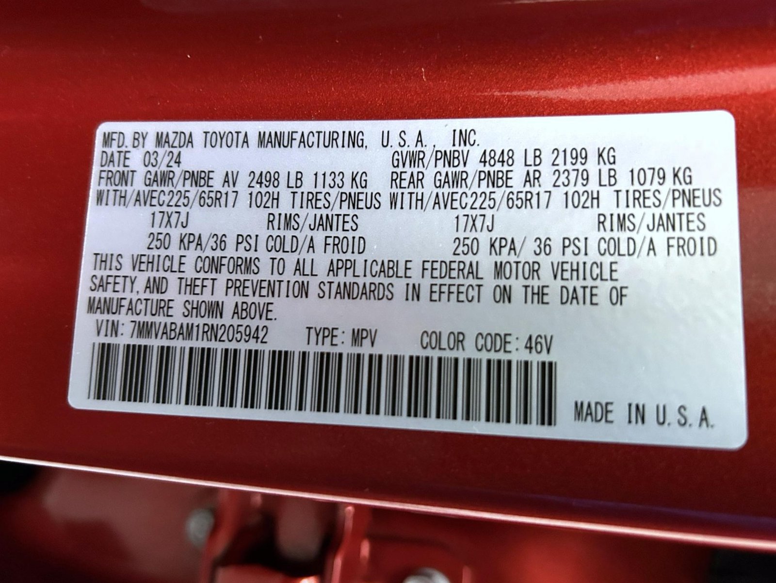 Certified 2024 MAZDA CX-50 AWD 2.5 S w/ Weather Package image 25