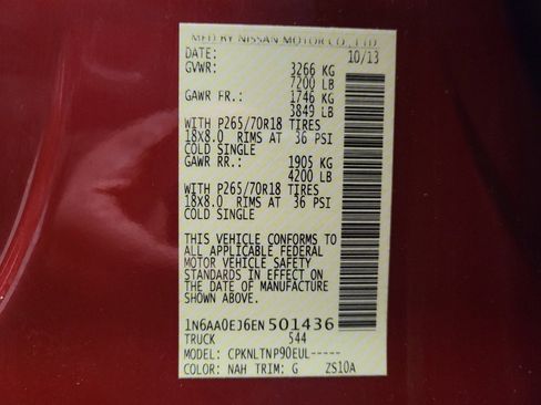 Used 2014 Nissan Titan SV image 33